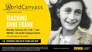 WorldCanvass: Teaching Anne Frank