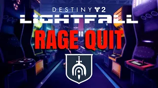 RAGE QUIT - Legend Lost Sector on Neomuna! | Destiny 2 Lightfall