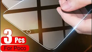 Poco M3 самые дешевые защитные стекла с AliExpress