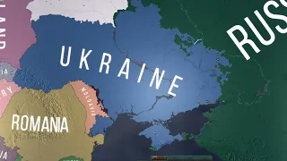 Russia vs Ukraine HOI4 Timelapse