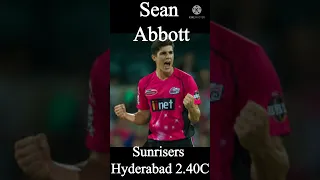 Sean Abbott Sunrisers Hyderabad