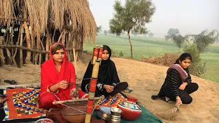 Desert Women Morning Routine in Summer Pakistan | Village Life Pakistan | Village Food