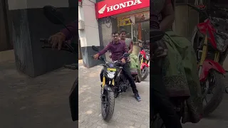 !! Bike Delivery with Family Honda Hornet 2.O !! #shortvideo #shorts #short