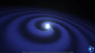Анимация слияния нейтронных звезд, заканчивающаяся взрывом килонова