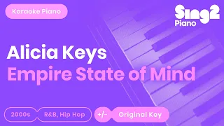 Alicia Keys - Empire State of Mind (Part II) Karaoke Piano