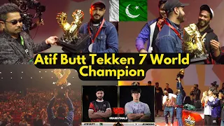 Atif Butt Became Tekken World Champion | Atif butt vs JEonDDing Grand Final | Winning celebration