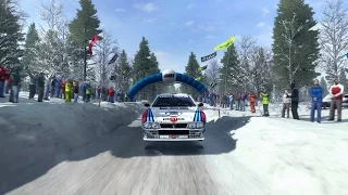 Dirt Rally. Sweden- Östra Hinnsjön.Lancia 037(Top10)