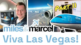 Wow! 🤩 In der KLM Business Class nach Los Angeles | Viva Las Vegas Part 2 | Miles & Marcel