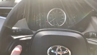 2021 Toyota Corolla maintenance required reset