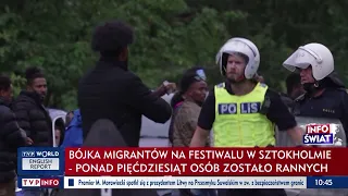 Bójka migrantów na festiwalu erytrejskim w Szwecji: Ponad 50 rannych i około 180 zatrzymanych