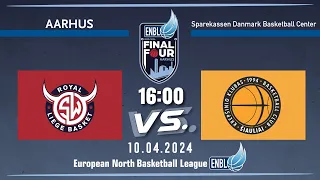 Bronze game | BC Siauliai v RSW Liege Basket | April 10, 2024, 16:00  |ENBLeague 2023/24