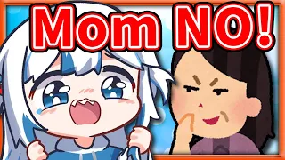 Gura got a Hard Lesson about Money from Her Mom 【Gawr Gura / HololiveEN】