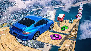 MEGA RAMPA PERO EXPULSO AL QUE VA PRIMERO!! JAJAJAJA - GTA 5 ONLINE