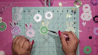 COME MAKE SOME CUTE BUNNY DONUTS FROM KSCRAFT (METAL DIE SET) WITH ME! EASY PEASY