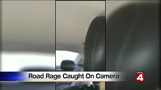 Wild road rage in Troy caught on camera