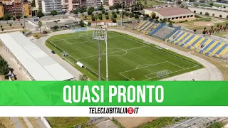 Giugliano: quasi completi i lavori allo stadio "De Cristofaro"