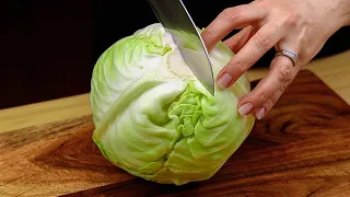 Cabbage tastes better than meat Why didn't I know this cabbage recipe 🔝 2 ASMR recipes