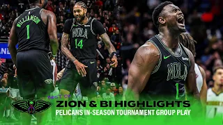 Highlights: Best of Zion Williamson & Brandon Ingram from 2023 NBA In-Season Tournament Group Play