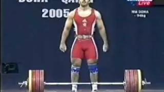 Frank Rothwell's Olympic Weightlifting History 2005 WWC Nizami Pashaev, 94 Kg Gold