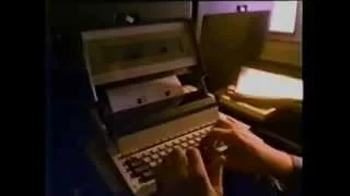 Sharp PC-5000 portable computer commercial from 1984