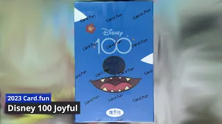 Unboxing 2023 Card.fun Disney 100 Joyful Hobby Box (Chinese)