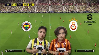 ABİMLE PES 2024 KAPIŞMASI !! (DERBİ)