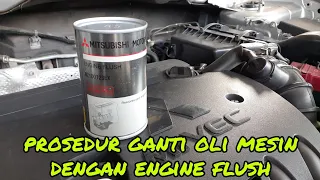 Cara ganti oli mobil menggunakan engine flush mitsubishi outlander sport