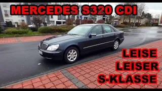 POV | Leises Cruisen mit der S-Klasse | Mercedes S320 CDI W220 204 PS | Stadt und Autobahn | BATU 53