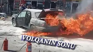 Maşın Bazarında Yanğın - VOLQA Göz önündə Yandı