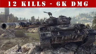 ✔️ CS-52 LIS WoT ◼️ 12 Kills • 6K Damage ◼️ WoT Replays gameplay