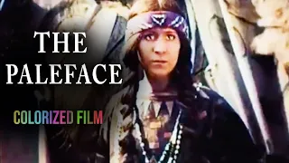 The Paleface (1922) Short, Comedy, Western | Buster Keaton Colorized