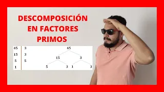 🤯Cómo DESCOMPONER UN NÚMERO en [factores primos]  ejemplos