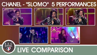 LIVE COMPARISON | Chanel - "SloMo" (ALL 5 TV performances)