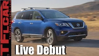 2017 Nissan Pathfinder Reveal & Debut Almost Live: More HP, Torque & Towing Power