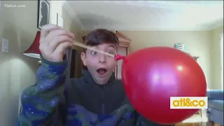 Local 6th Grader's Unpoppable Balloon Experiment