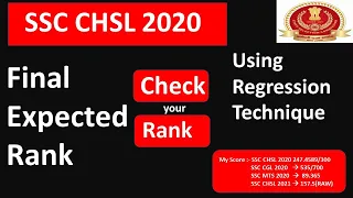 CHSL 2020 Final expected Cutoff Using Regression Tech on RBE Sir's Data.