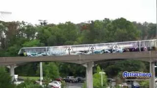 'The Avengers' monorail at Walt Disney World in promotion of the Marvel movie