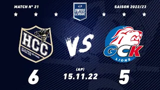 15 Novembre 2022 HC La Chaux-de-Fonds - GCK Lions (6-5) AP