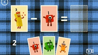 NUMBERBLOCK Card Fun! GAME Video Review: A new Numberblock Game and Quiz for Android and iOS