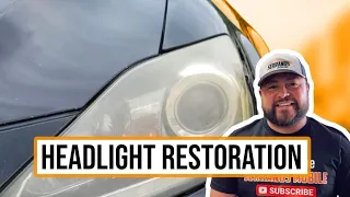 Headlight restoration LEXUS