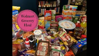 Huge Walmart Monthly Grocery Haul & April Meal Plan