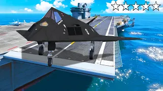 Stealing a TOP SECRET Military Plane in GTA 5!!