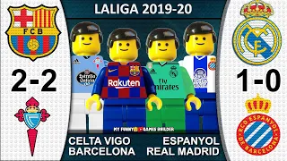 Celta Vigo vs Barcelona 2-2 • Espanyol vs Real Madrid 0-1 • LaLiga 2019/20 • All Goals Lego Football