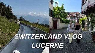 SWITZERLAND VLOG pt 1 Lucerne | why is everything closed?! Longest toboggan in Europe!