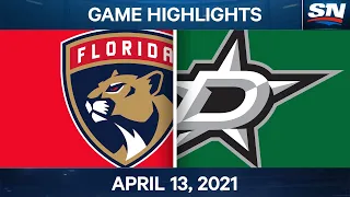 NHL Game Highlights | Panthers vs. Stars - Apr. 13, 2021