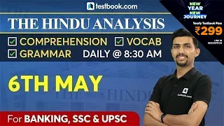 The Hindu Analysis for UPSC, SBI PO & SSC CHSL | 6 May Editorial Review | Aditya Sir