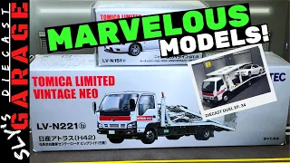 Experience the Excitement: Unboxing Tomica Limited Vintage Neo Nissan Atlas and Skyline GT-R Autech