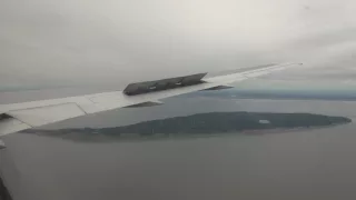 Delta 767-300 landing at Anchorage Alaska ANC