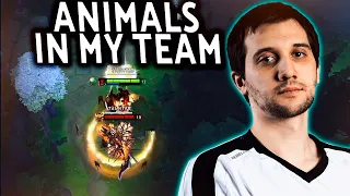 Arteezy: It's Me Against The World and I Have Animals on my TEAM...