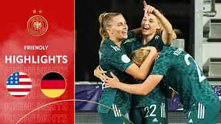 Last Minute Drama! Victory vs World Champion | USA vs. Germany 1-2 | Highlights | Women Friendly